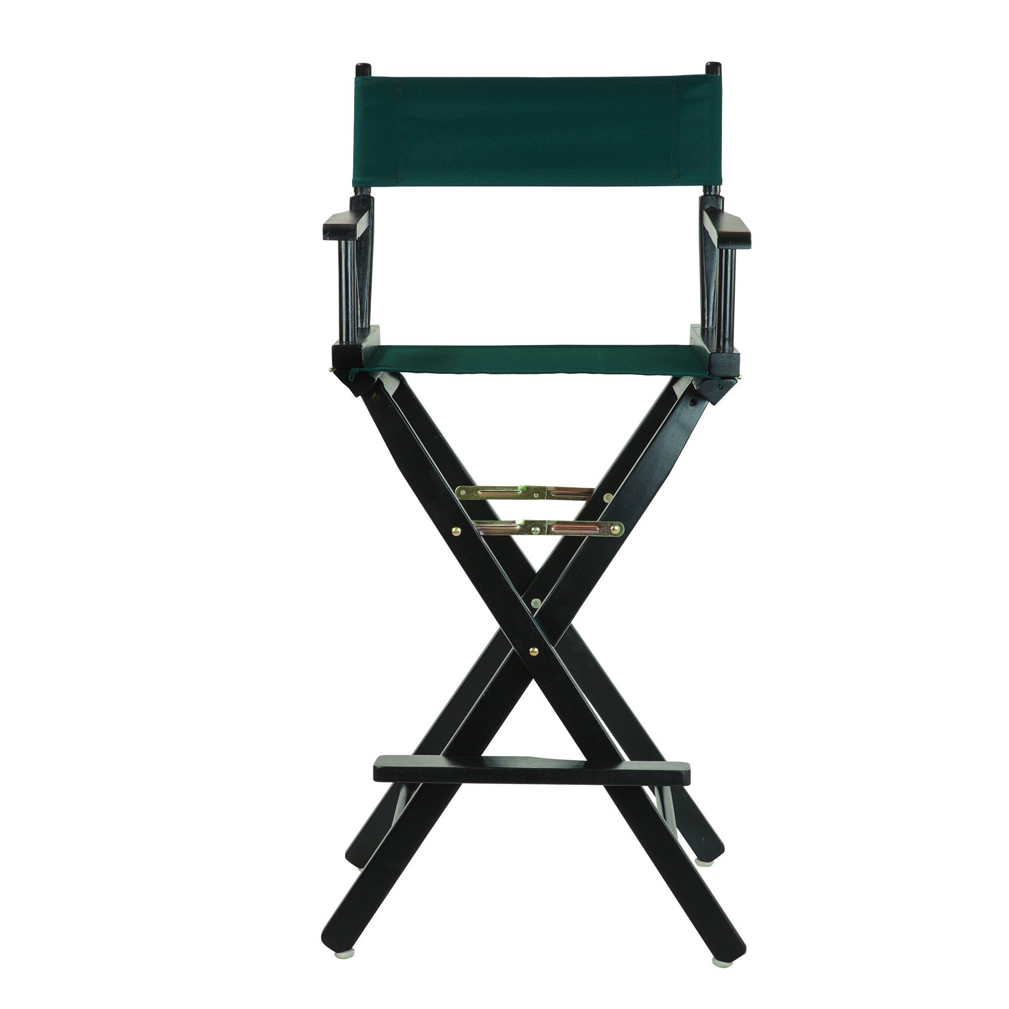 30' Director'S Chair Black Frame-Hunter Green Canvas