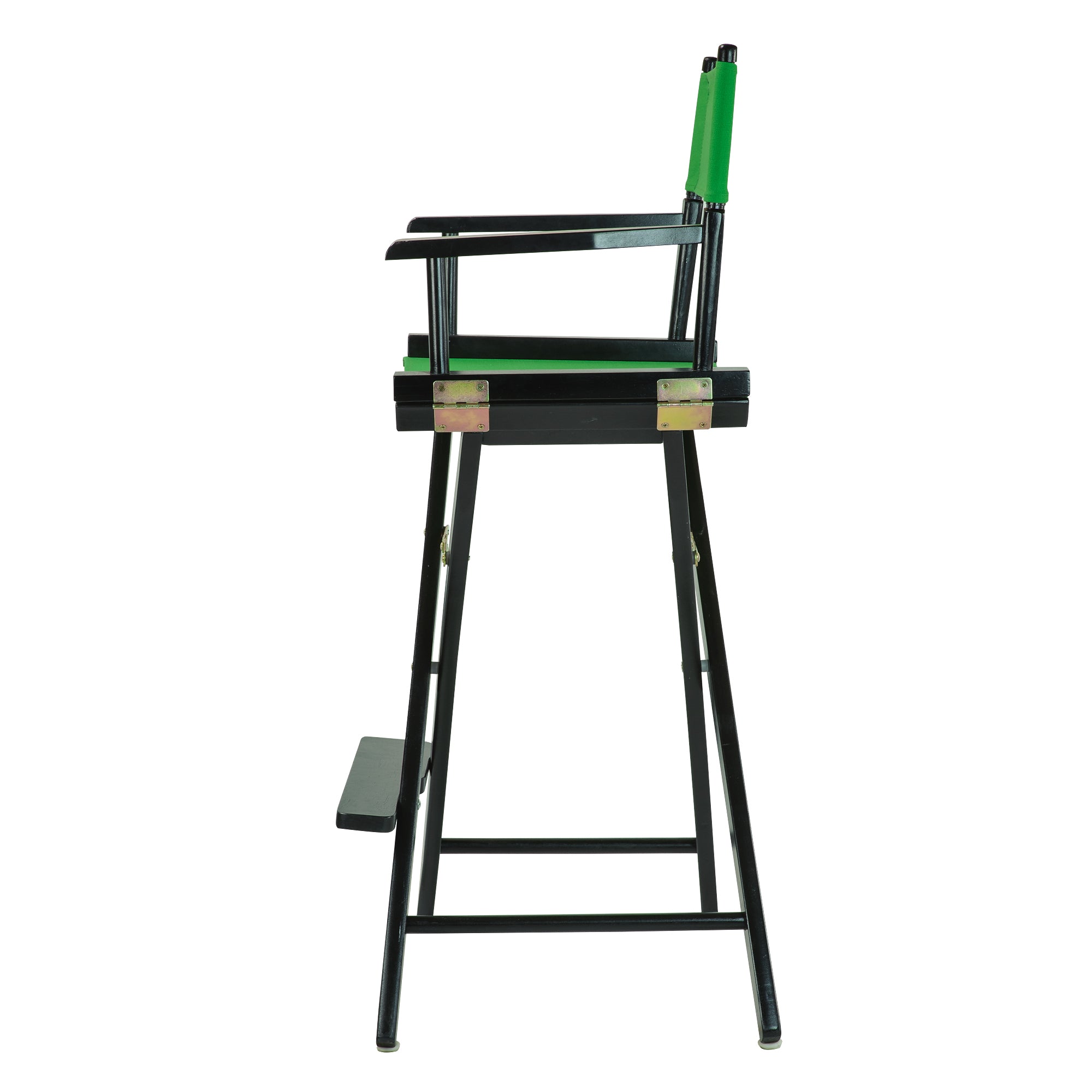 30' Director'S Chair Black Frame-Green Canvas