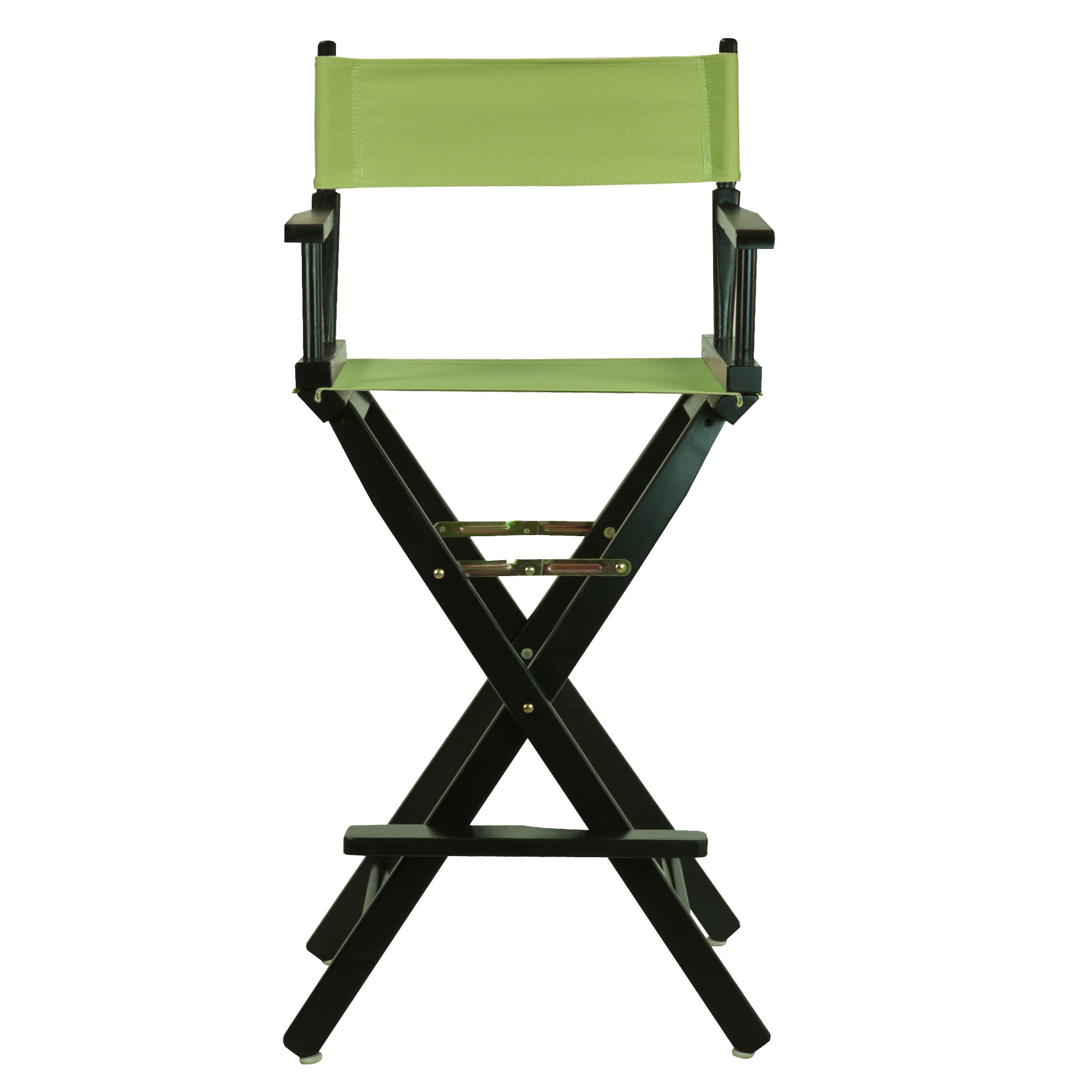 30' Director'S Chair Black Frame-Lime Green Canvas