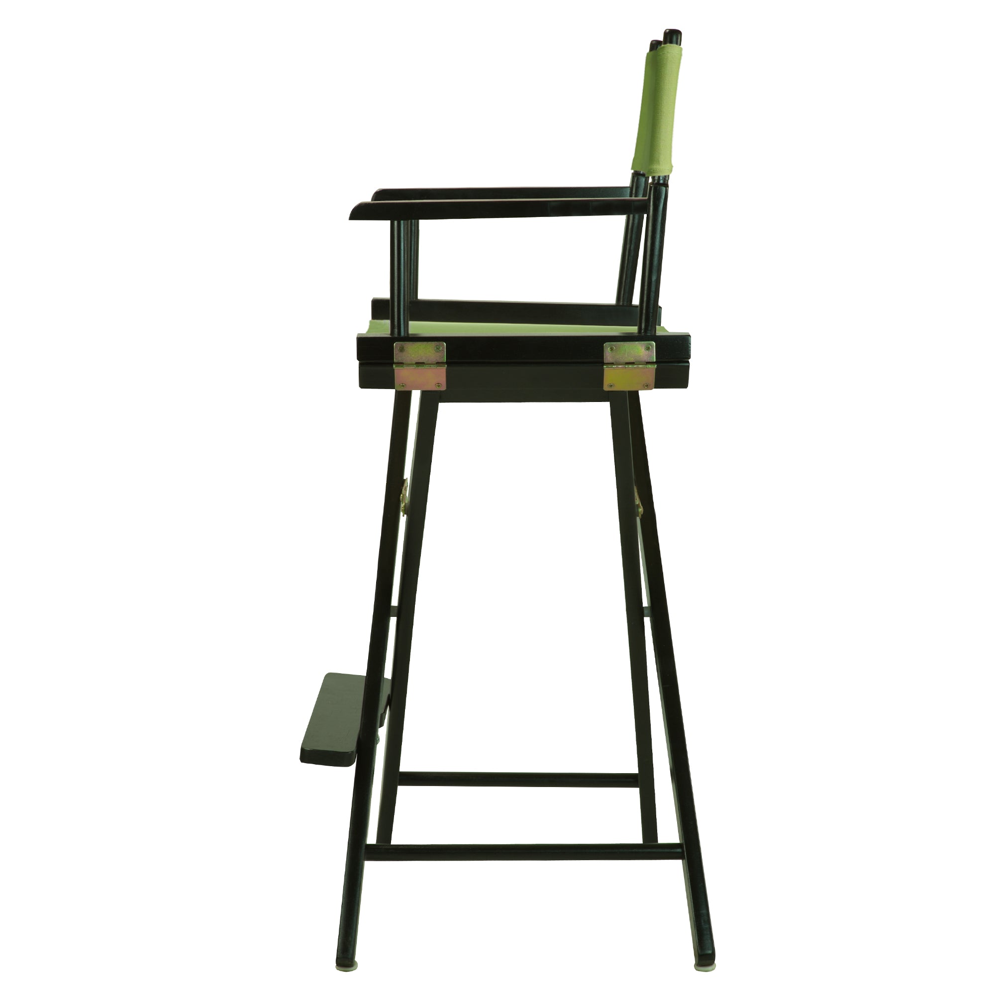 30' Director'S Chair Black Frame-Lime Green Canvas