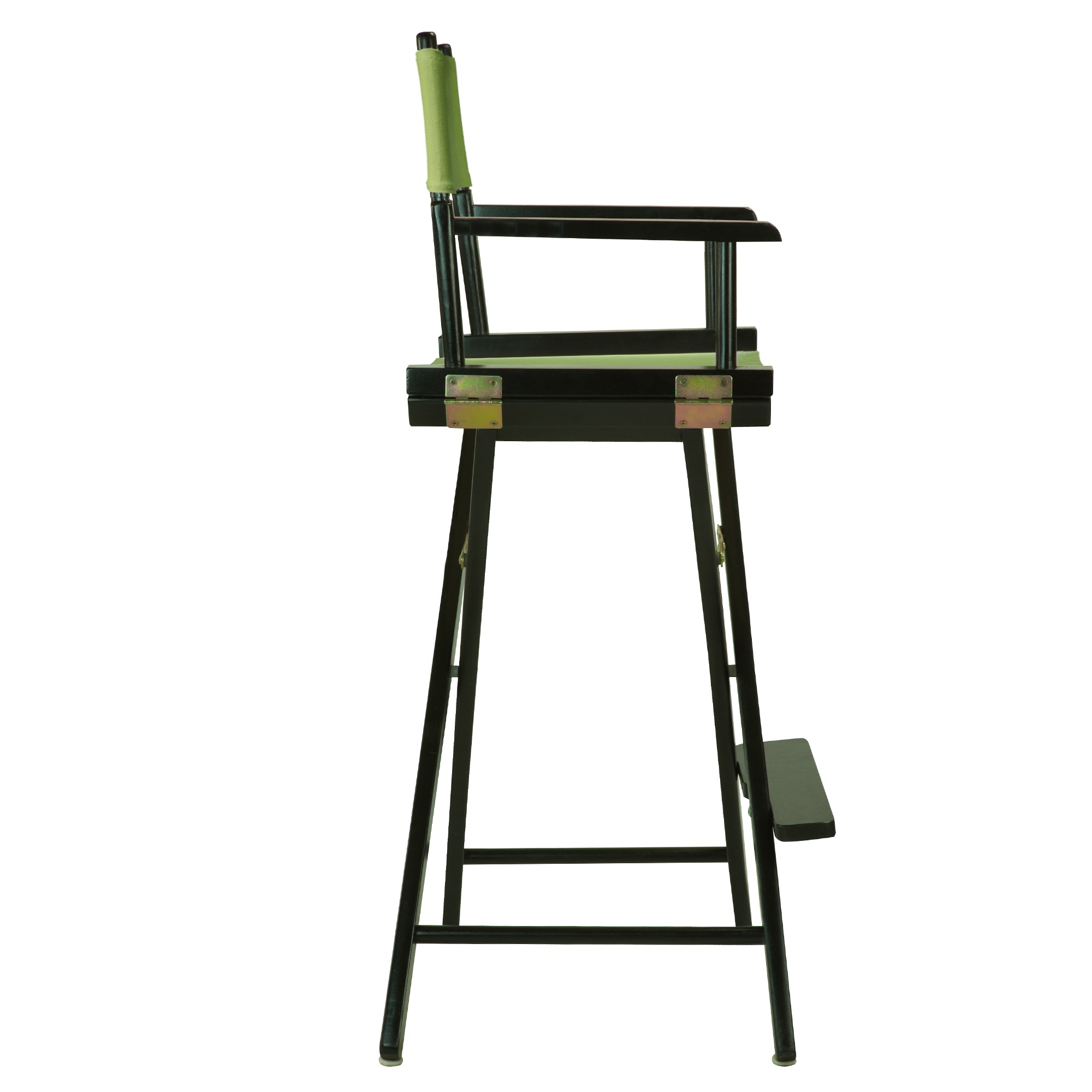 30' Director'S Chair Black Frame-Lime Green Canvas