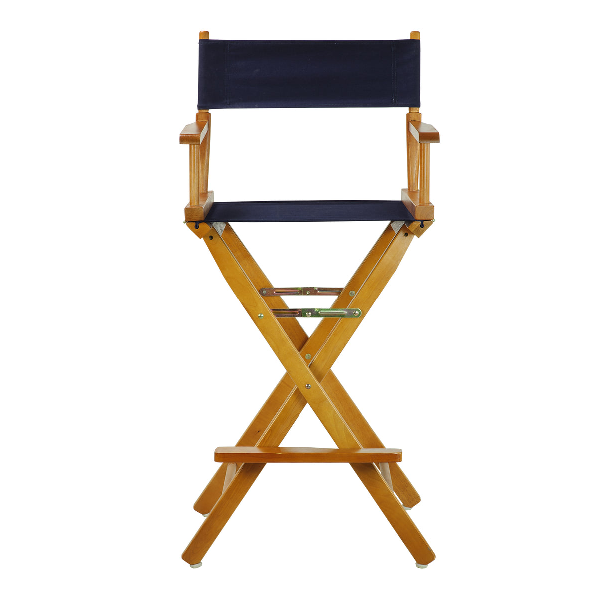 30' Director'S Chair Honey Oak Frame-Navy Blue Canvas