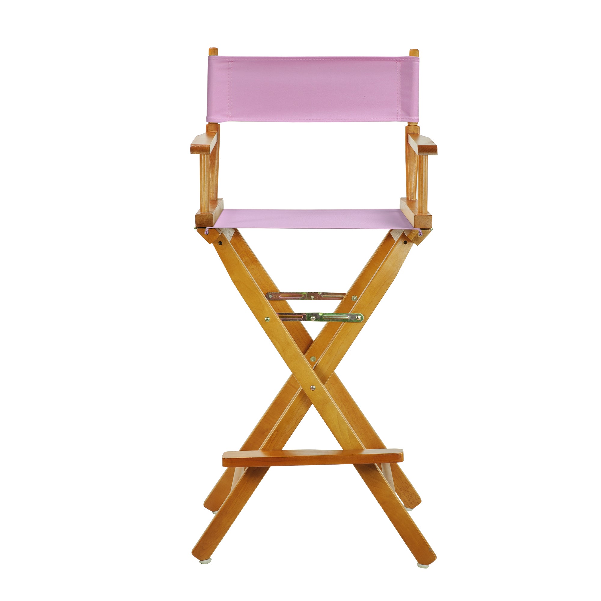 30' Director'S Chair Honey Oak Frame-Pink Canvas