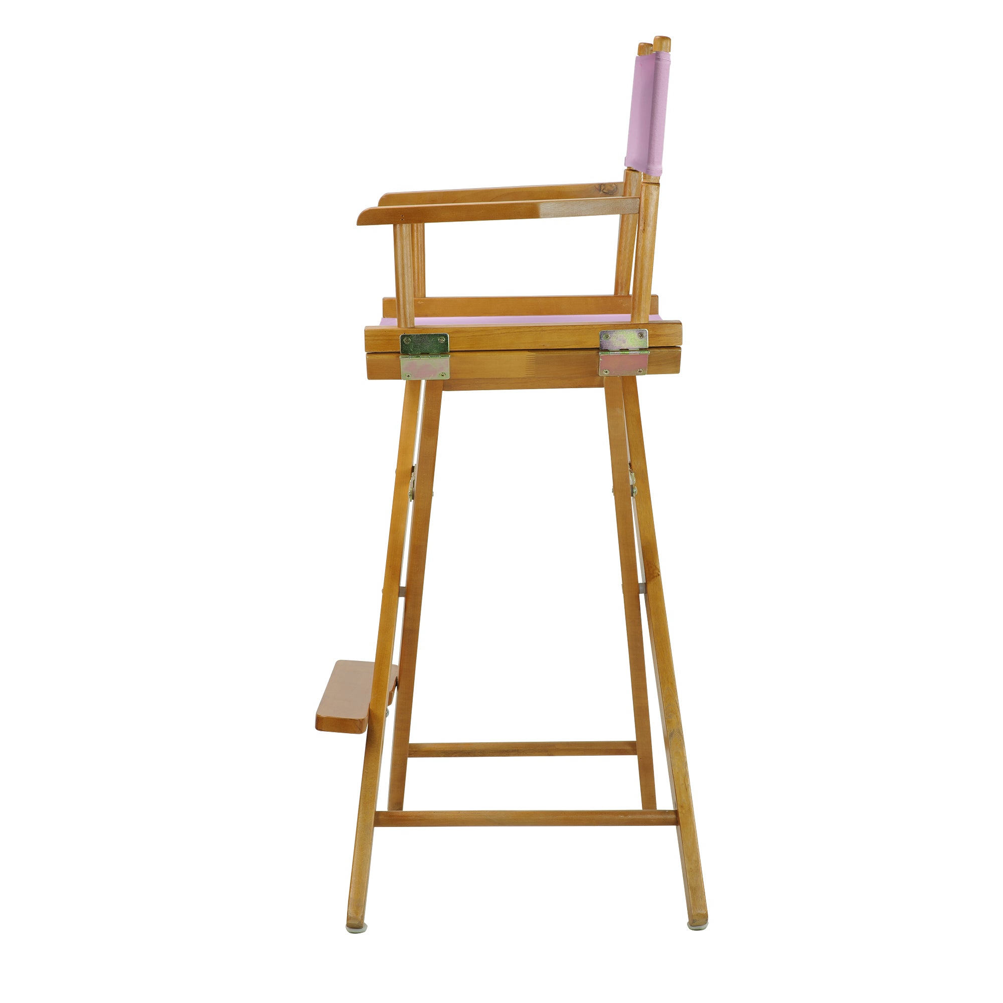 30' Director'S Chair Honey Oak Frame-Pink Canvas