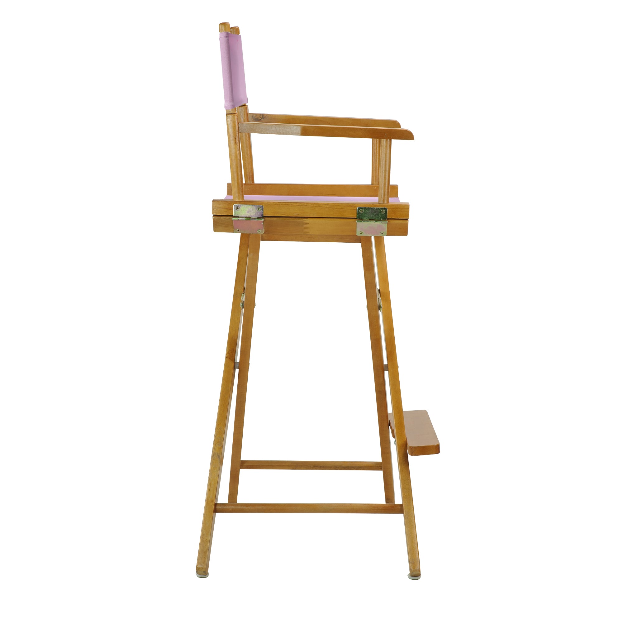 30' Director'S Chair Honey Oak Frame-Pink Canvas