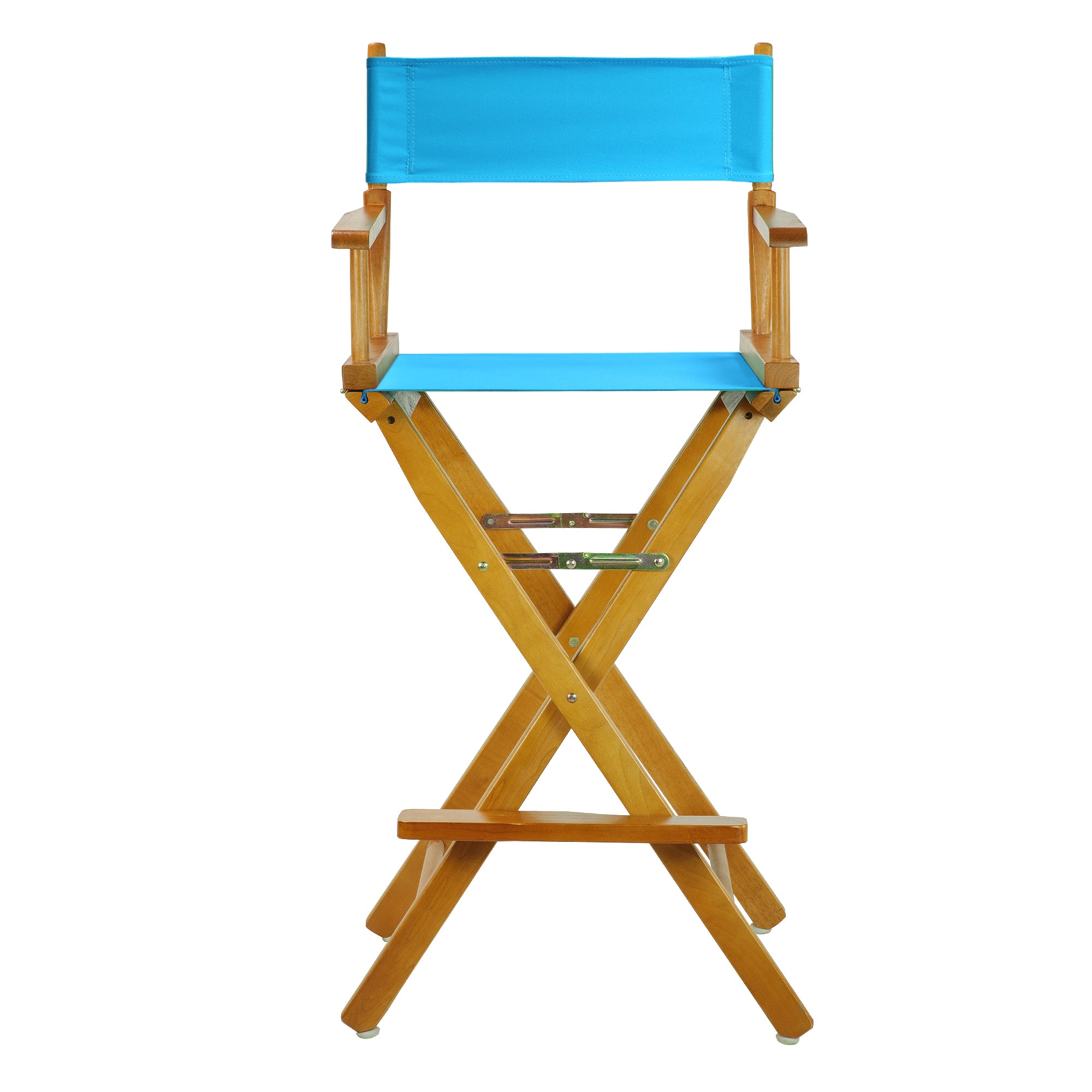 30' Director'S Chair Honey Oak Frame-Turquoise Canvas