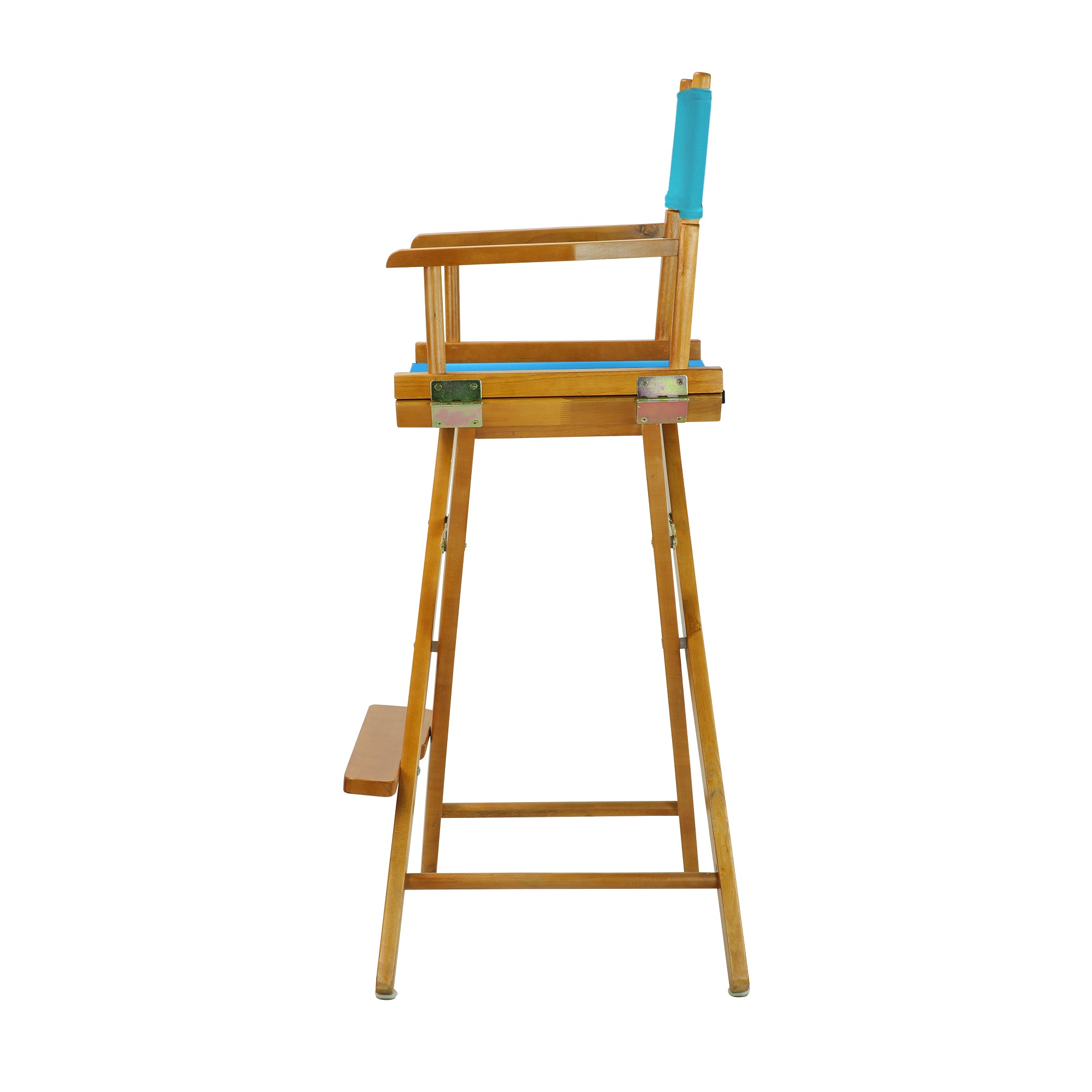 30' Director'S Chair Honey Oak Frame-Turquoise Canvas