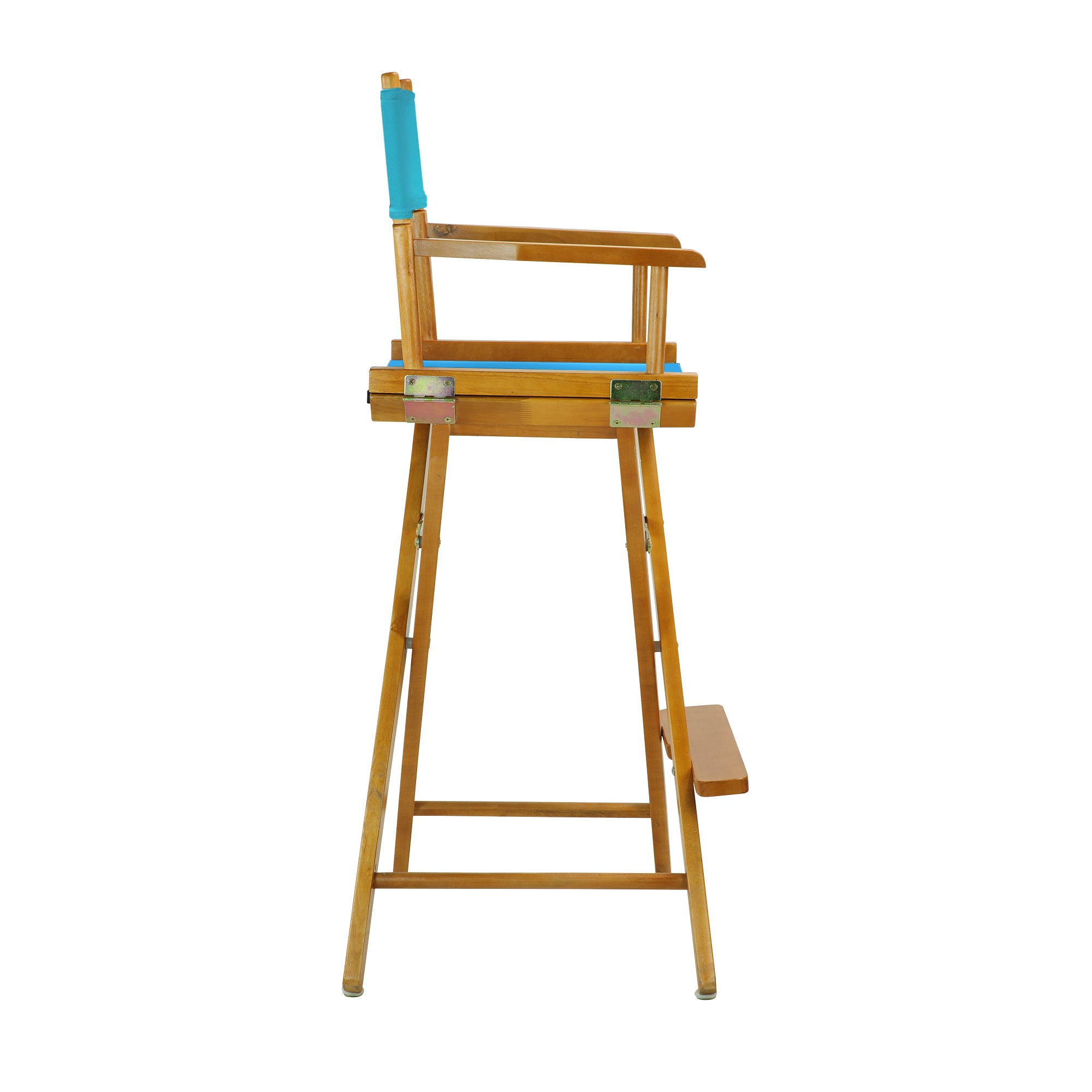 30' Director'S Chair Honey Oak Frame-Turquoise Canvas