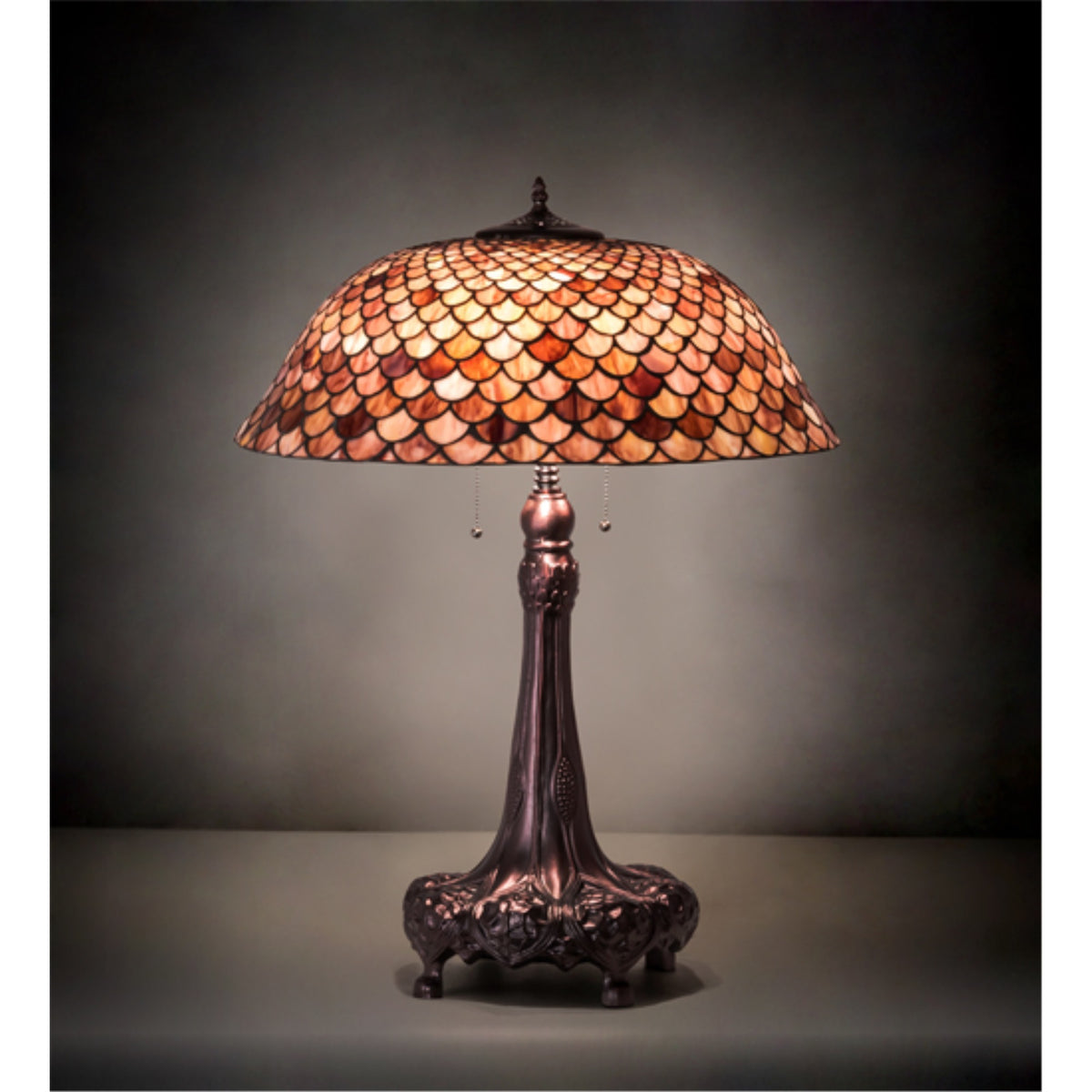 31' High Fishscale Table Lamp