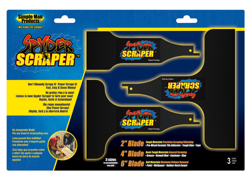 3Pc Multi-Blde Scrpr Set (Pack Of 1)
