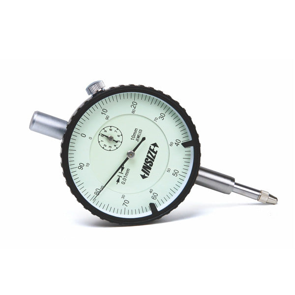 2308-10Fa Dial Indicator, 10Mm, Flat Back