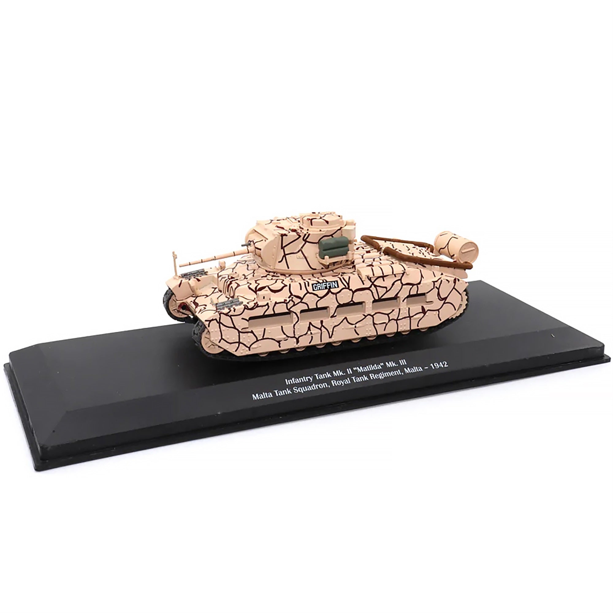 Infantry Tank Mk. Ii 'Matilda' Mk. Iii 'Griffin' 'Malta Tank Squadron Royal Tank Regiment Malta 1942' 1/43 Diecast Model By Afvs Of Wwii