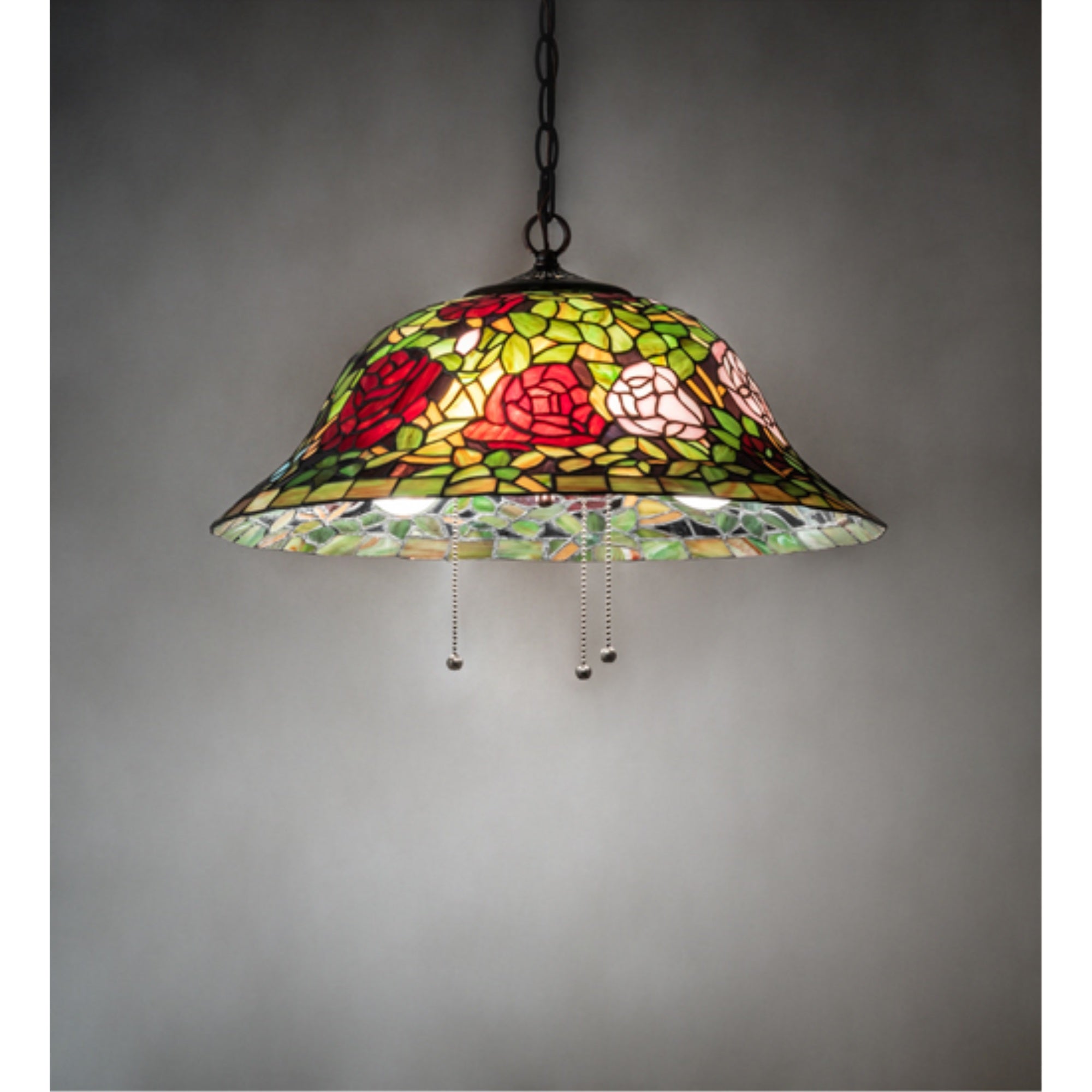 20' Wide Tiffany Rosebush Pendant
