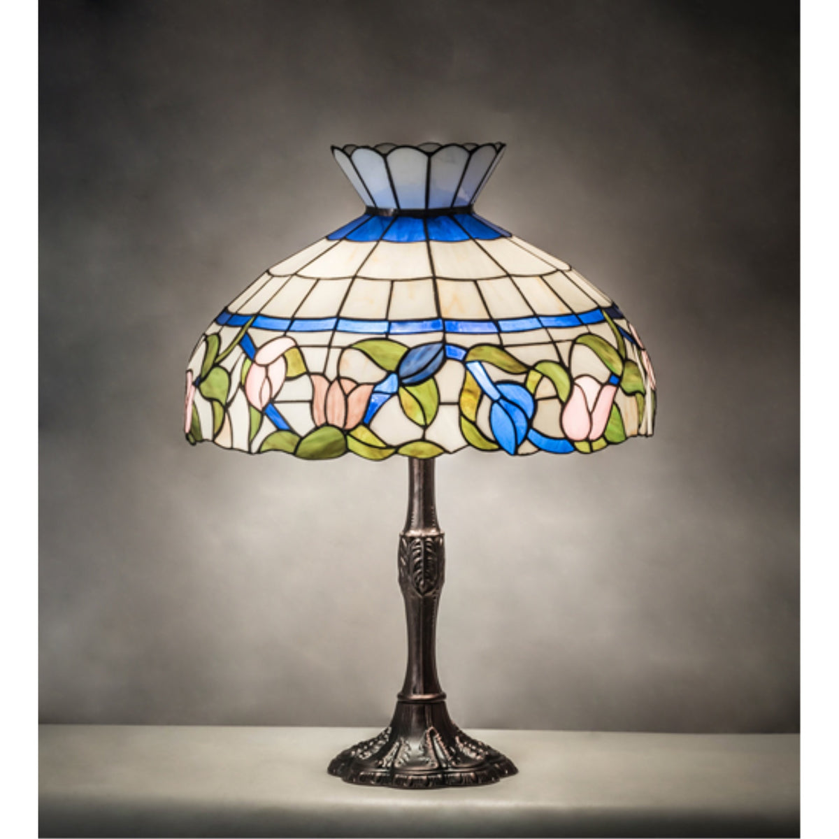 26' High Rose Vine Table Lamp