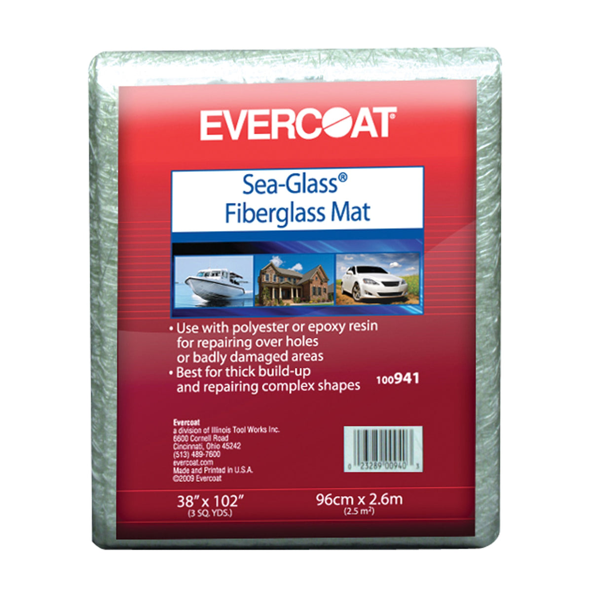 Evercoat 100941 Fiberglass Mat - 38 X 102