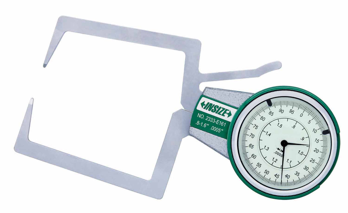 2333-E081 External Dial Caliper Gage, 0-.8,