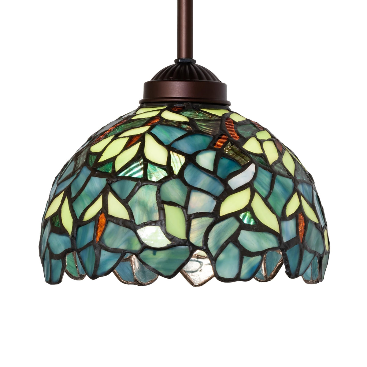 8' Wide Nightfall Wisteria Mini Pendant
