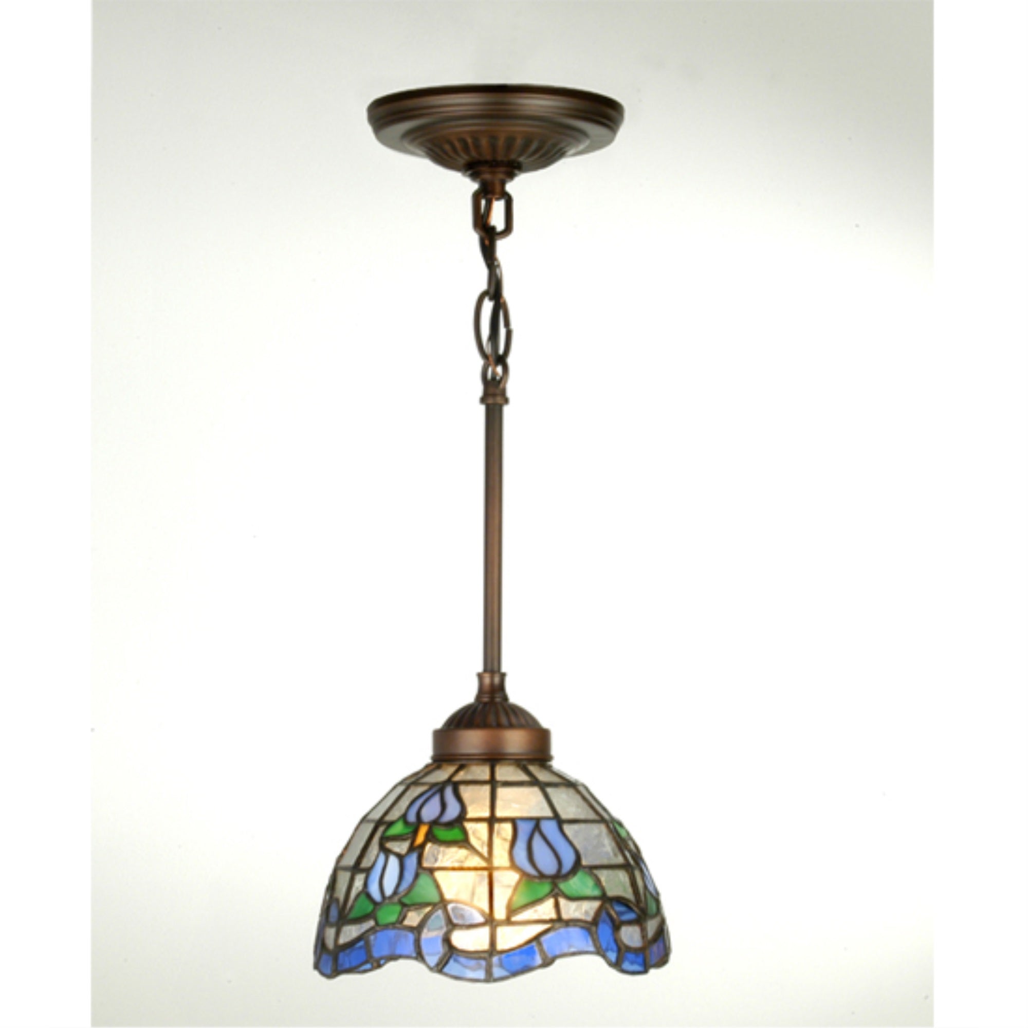 7'W Roseborder Mini Pendant