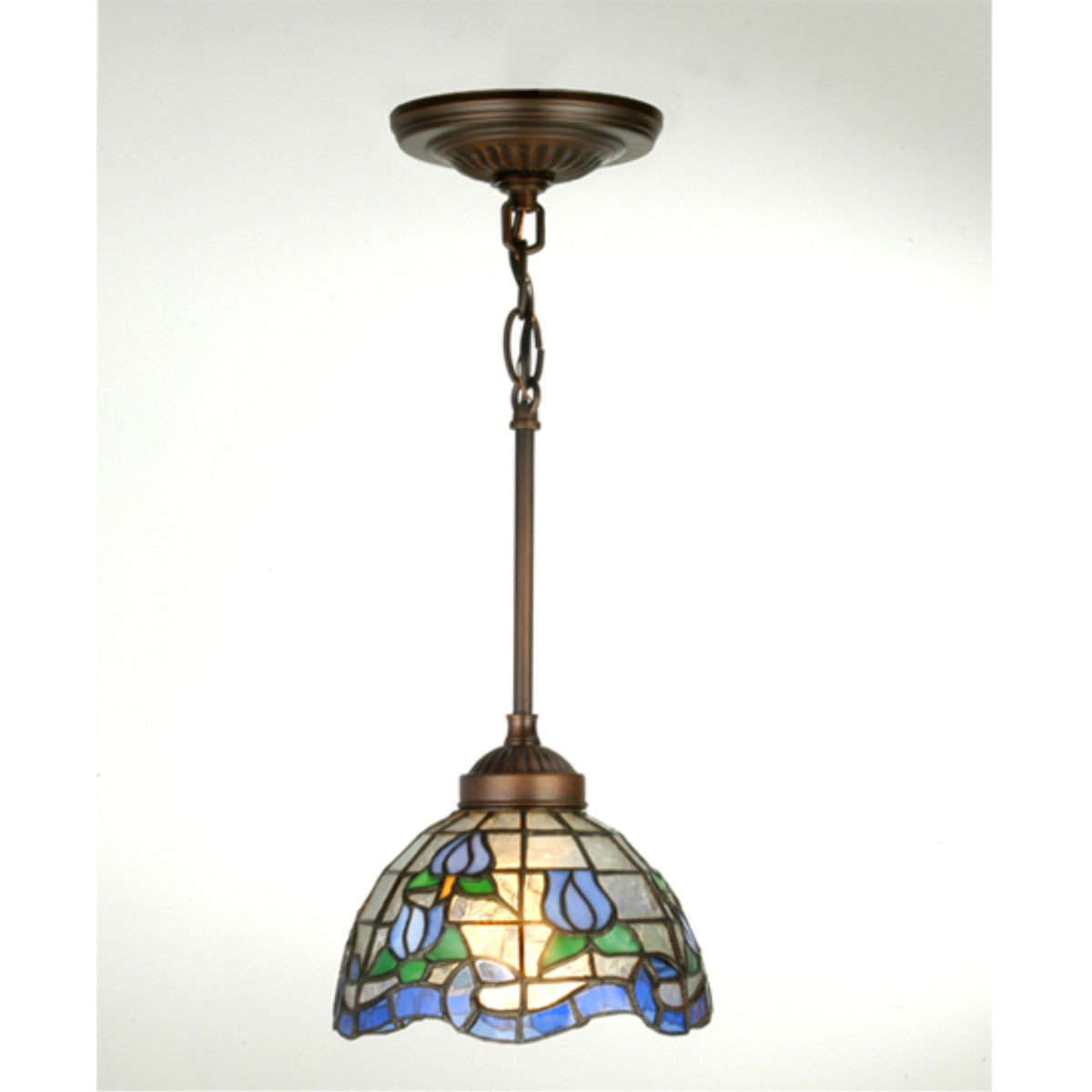 7'W Roseborder Mini Pendant