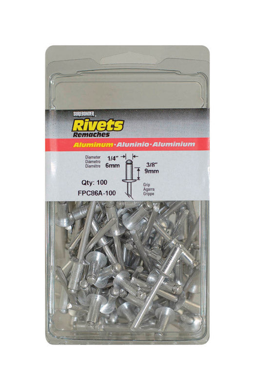 Rivet Al 1/4X3/8 (Pack Of 1)