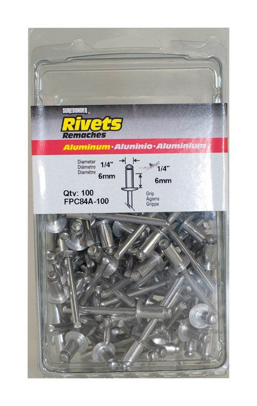 Rivet Al 1/4X1/4 (Pack Of 1)