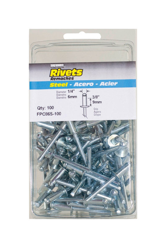 Rivet St 1/4X3/8 (Pack Of 1)