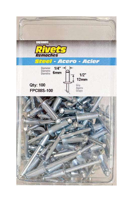 Rivet St 1/4X1/2 (Pack Of 1)