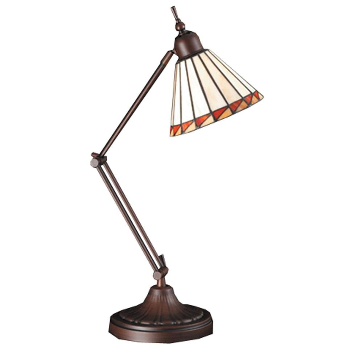 34'W Mahogany Bronze 4 Lt Inverted Pendant Hardware