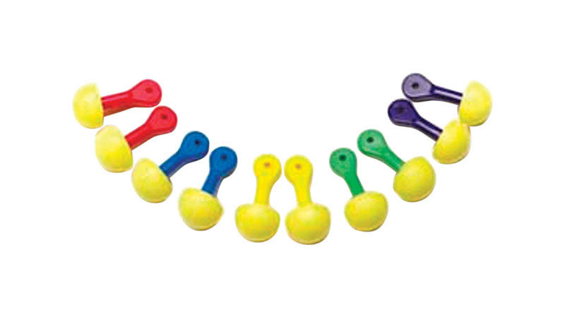 3M E-A-R Express Pod Plugs Earplugs 321-2200 Uncorded Assorted Color Grips Pillow Pack