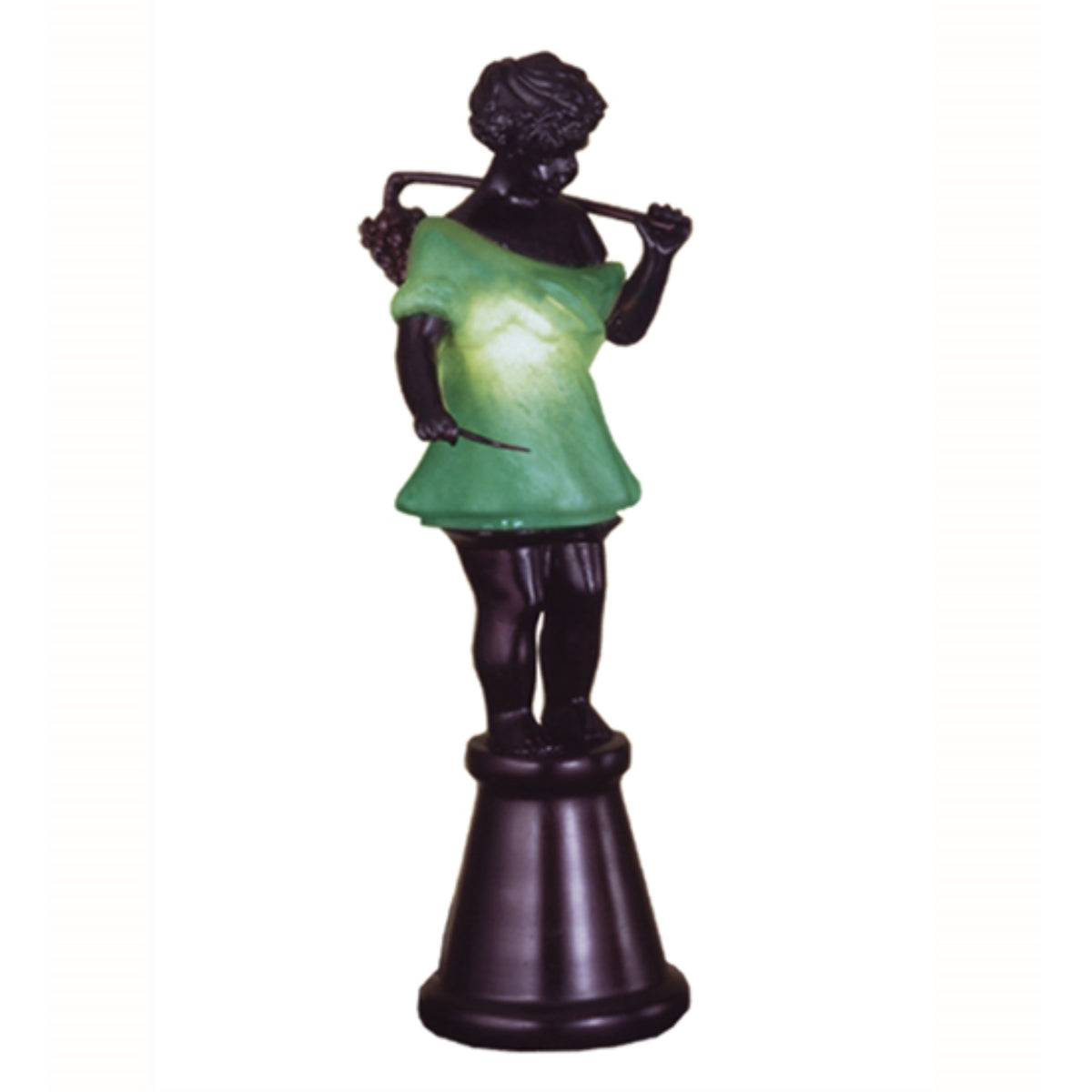 15.5'H Silhouette Bacchus Boy Accent Lamp