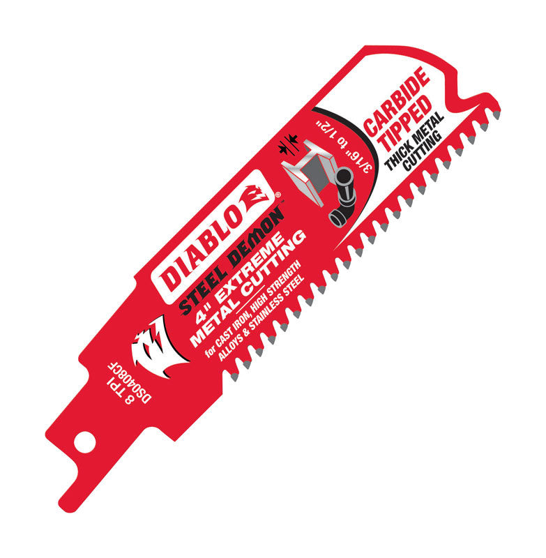 Recip Saw Bld 4 8Tpi (Pack Of 1)