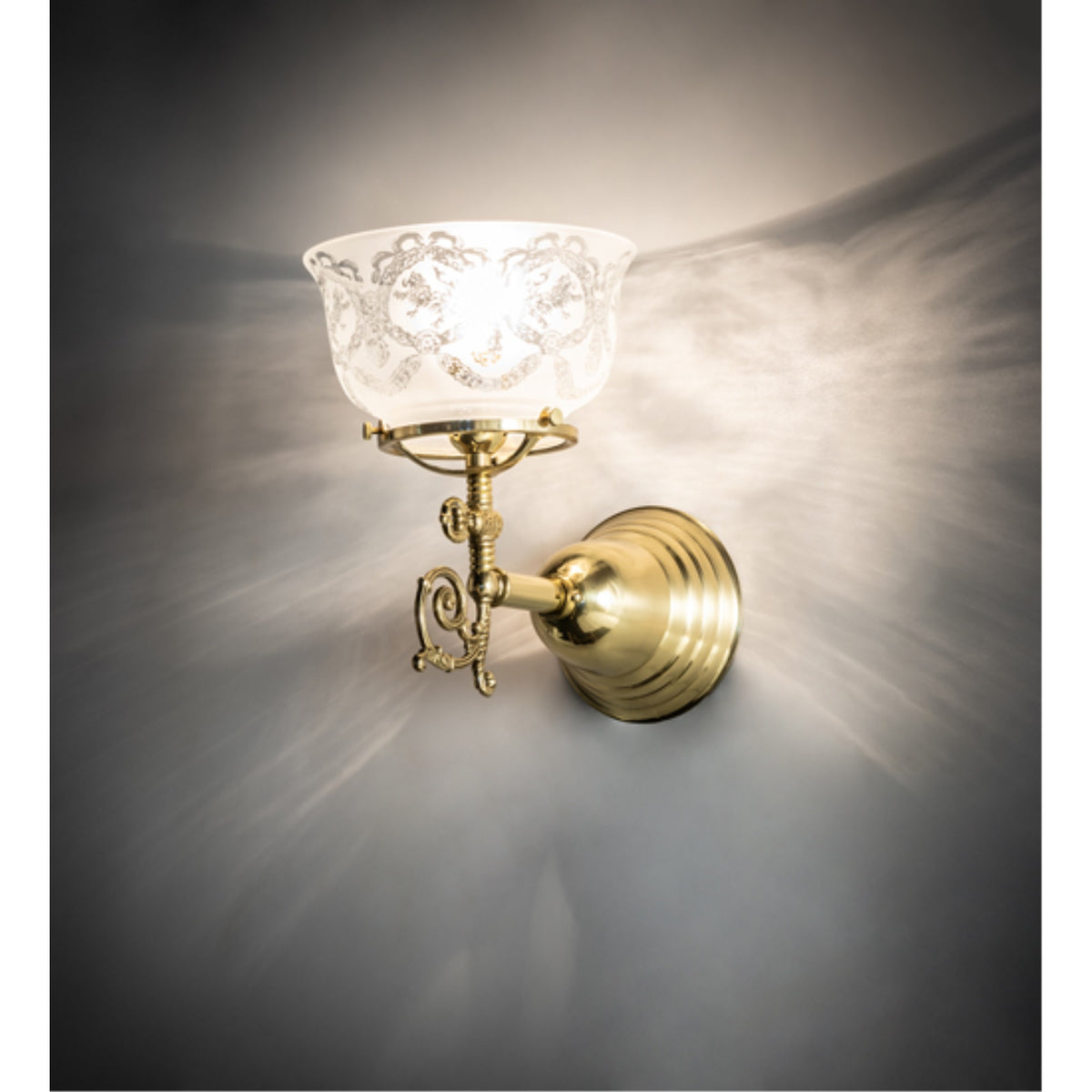 7' Wide Revival Gas & Electric Wall Sconce