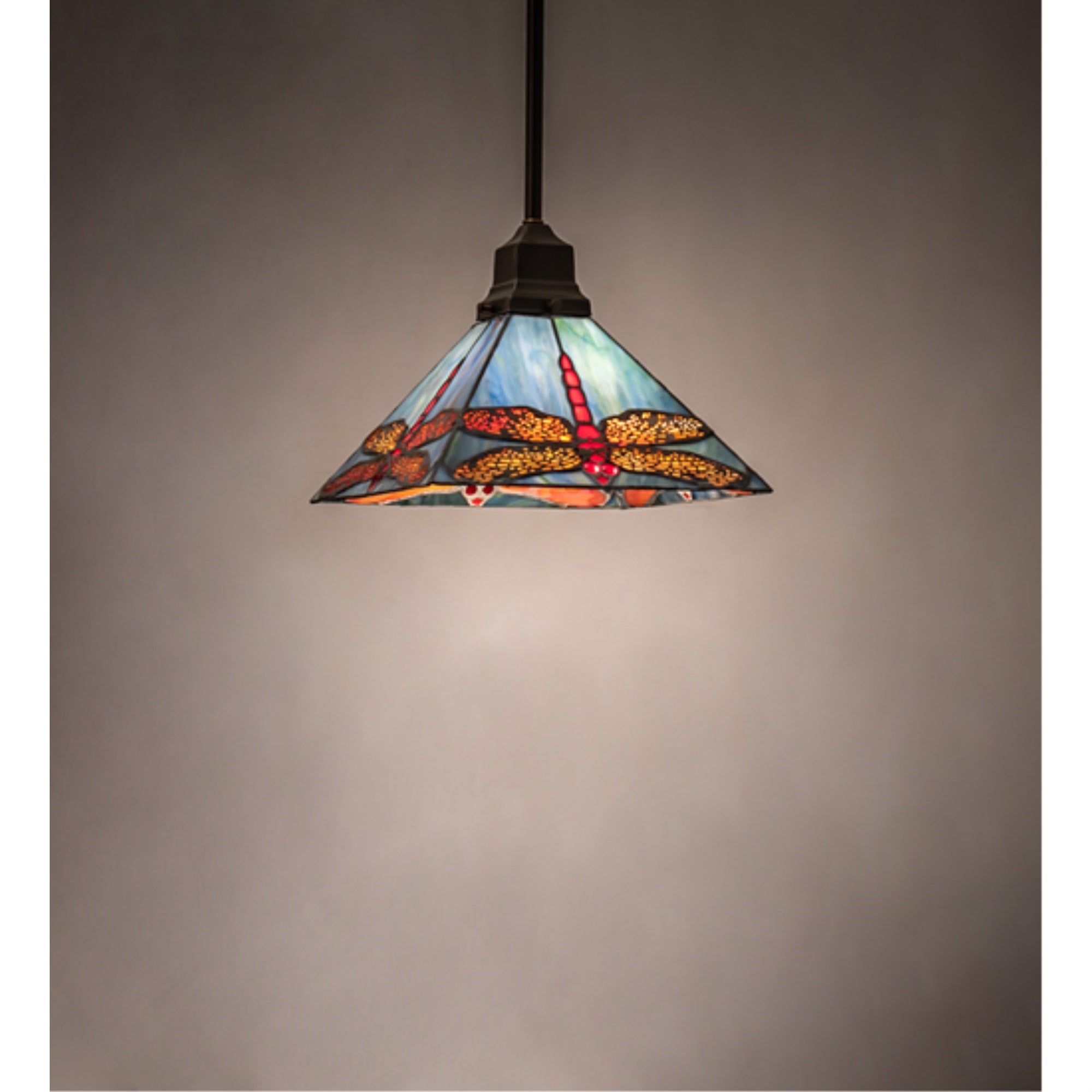 10' Square Prairie Dragonfly Pendant