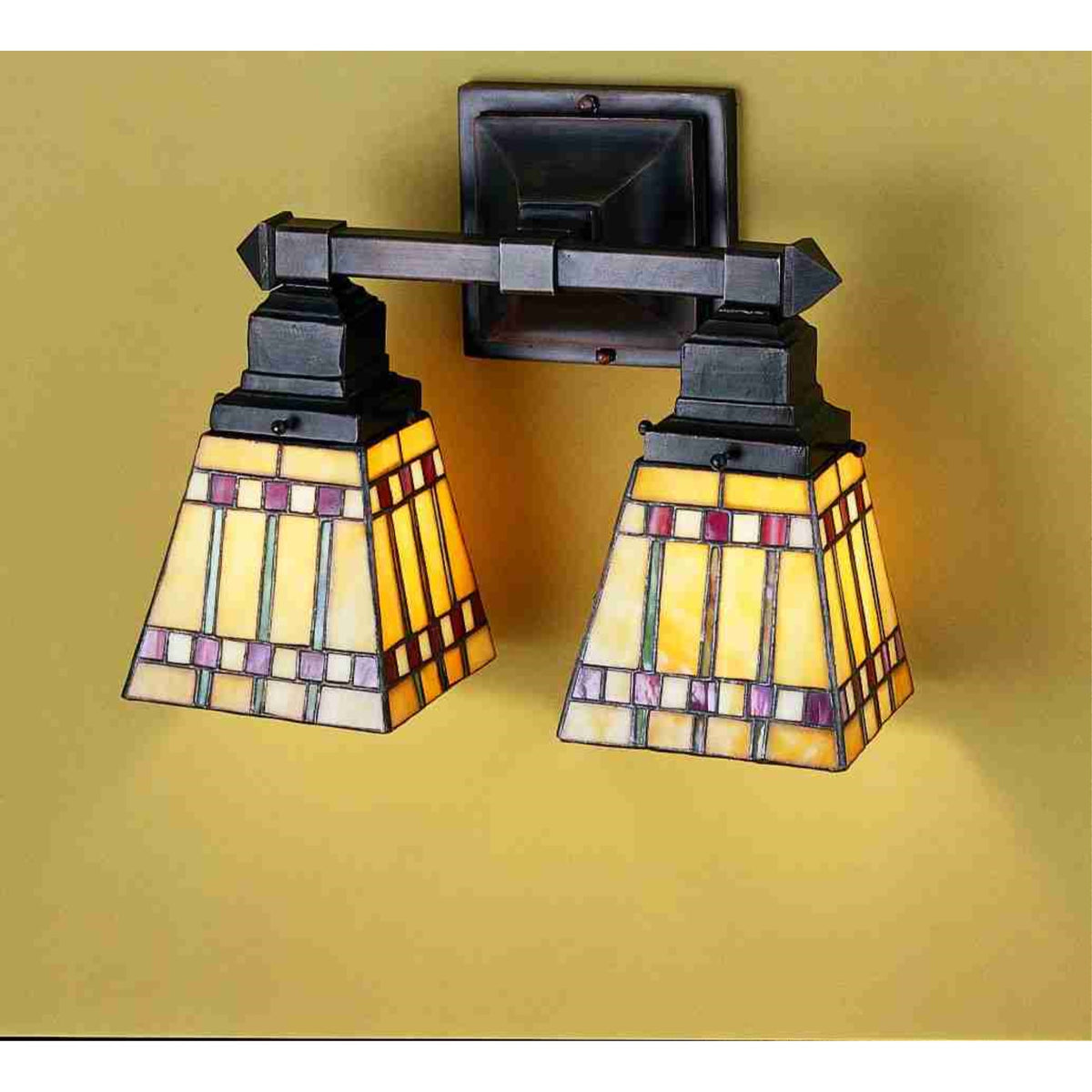 12'W Prairie Corn 2 Lt Wall Sconce.609