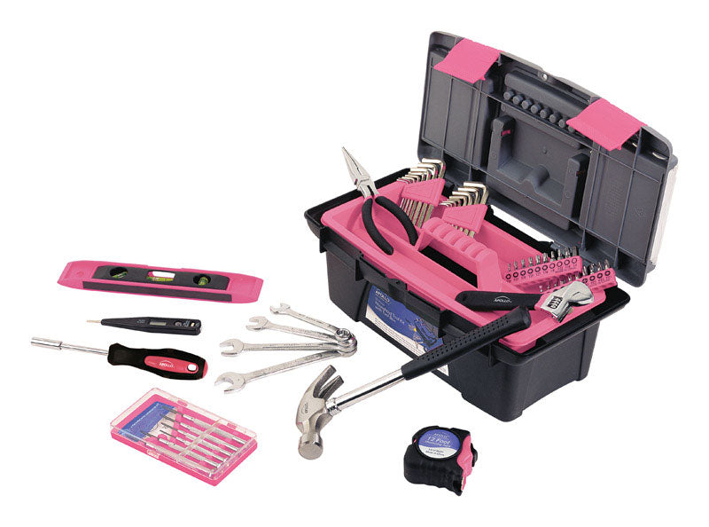 Hshld Tool Kit Pink 53Pc (Pack Of 1)