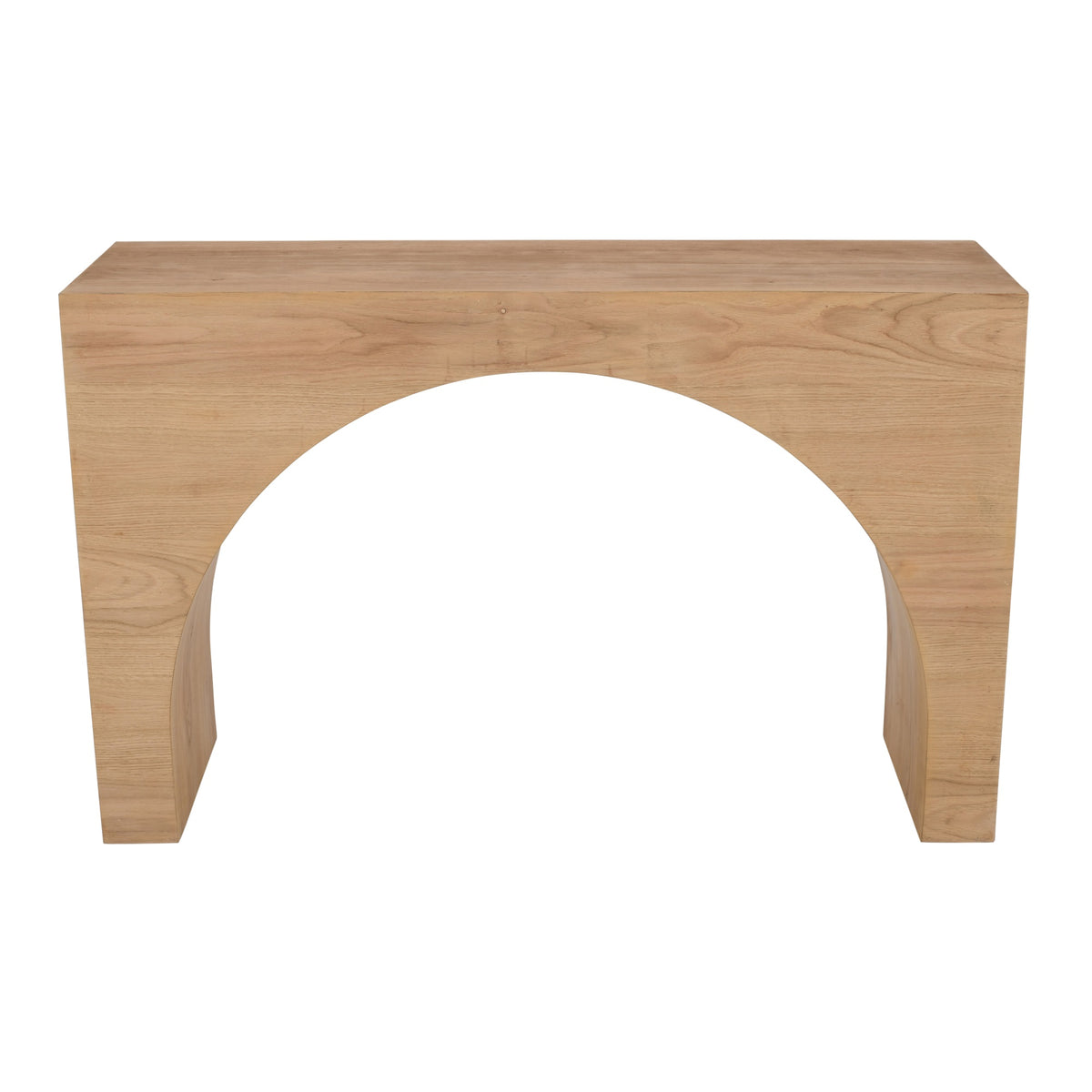 Archimedes 48' Arched Wood Modern Rustic Sofa Console Table