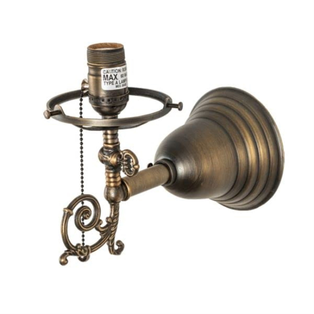 4.5' Wide Gas Reproduction Wall Sconce Hardware