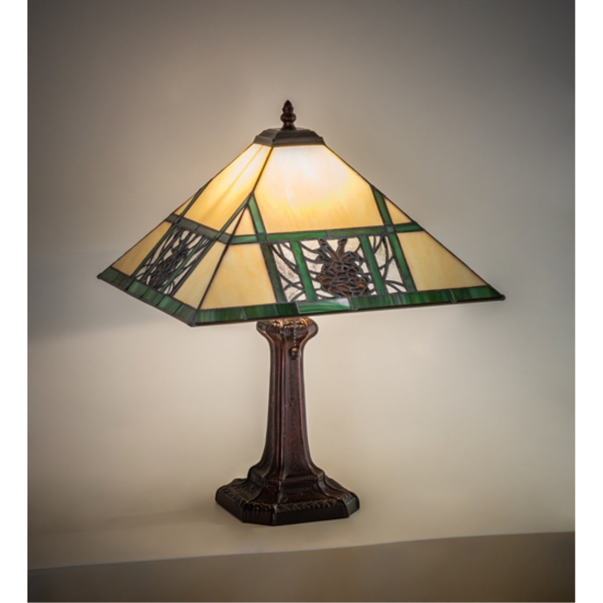 19' High Pinecone Ridge Table Lamp