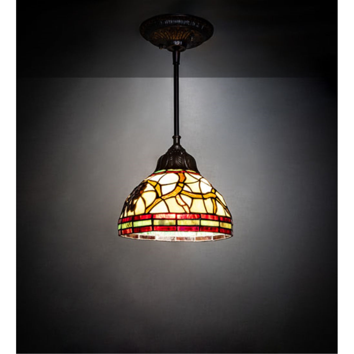8' Wide Tiffany Pinecone Mini Pendant