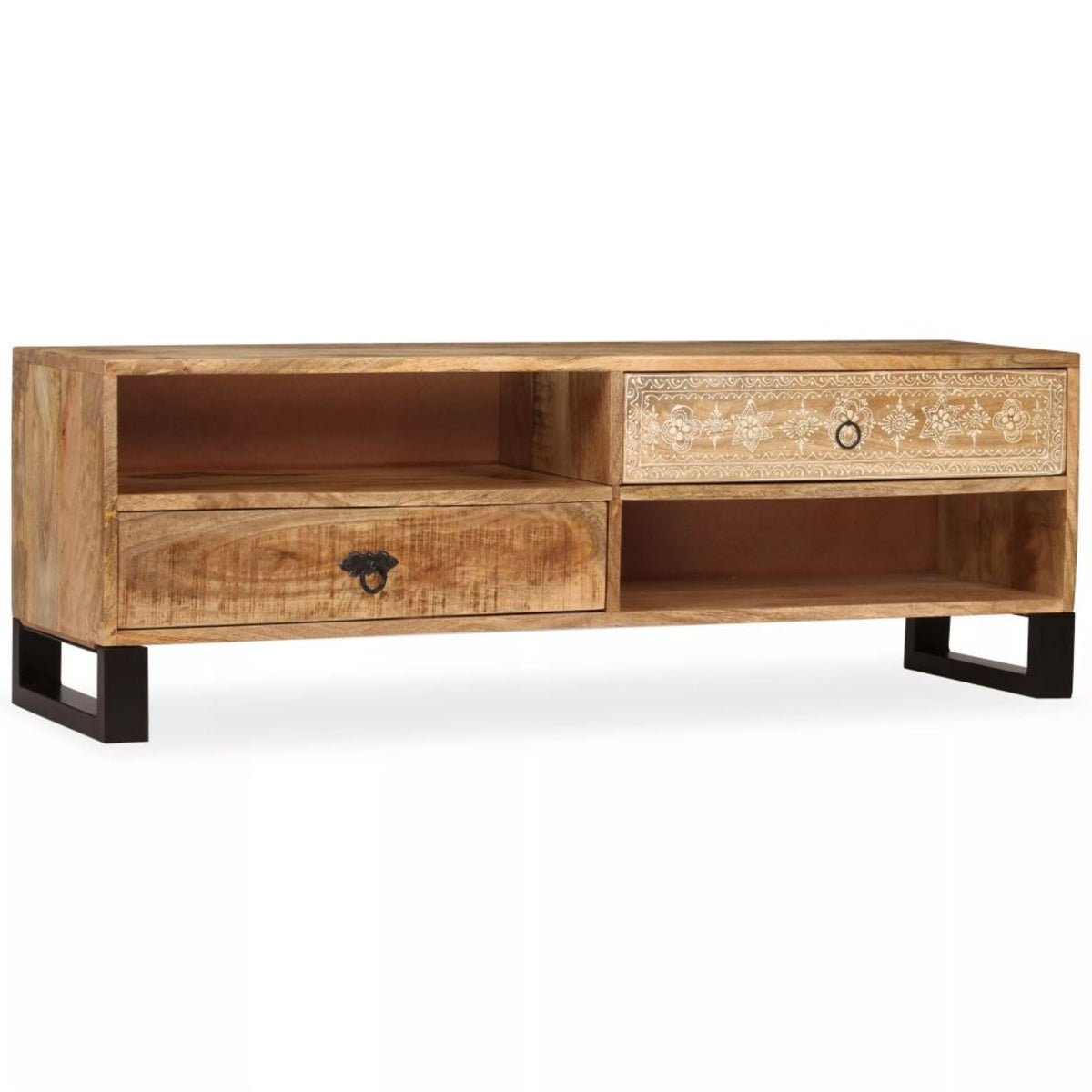 Vidaxl Tv Cabinet Solid Mango Wood 47.2'X11.8'X15.7'