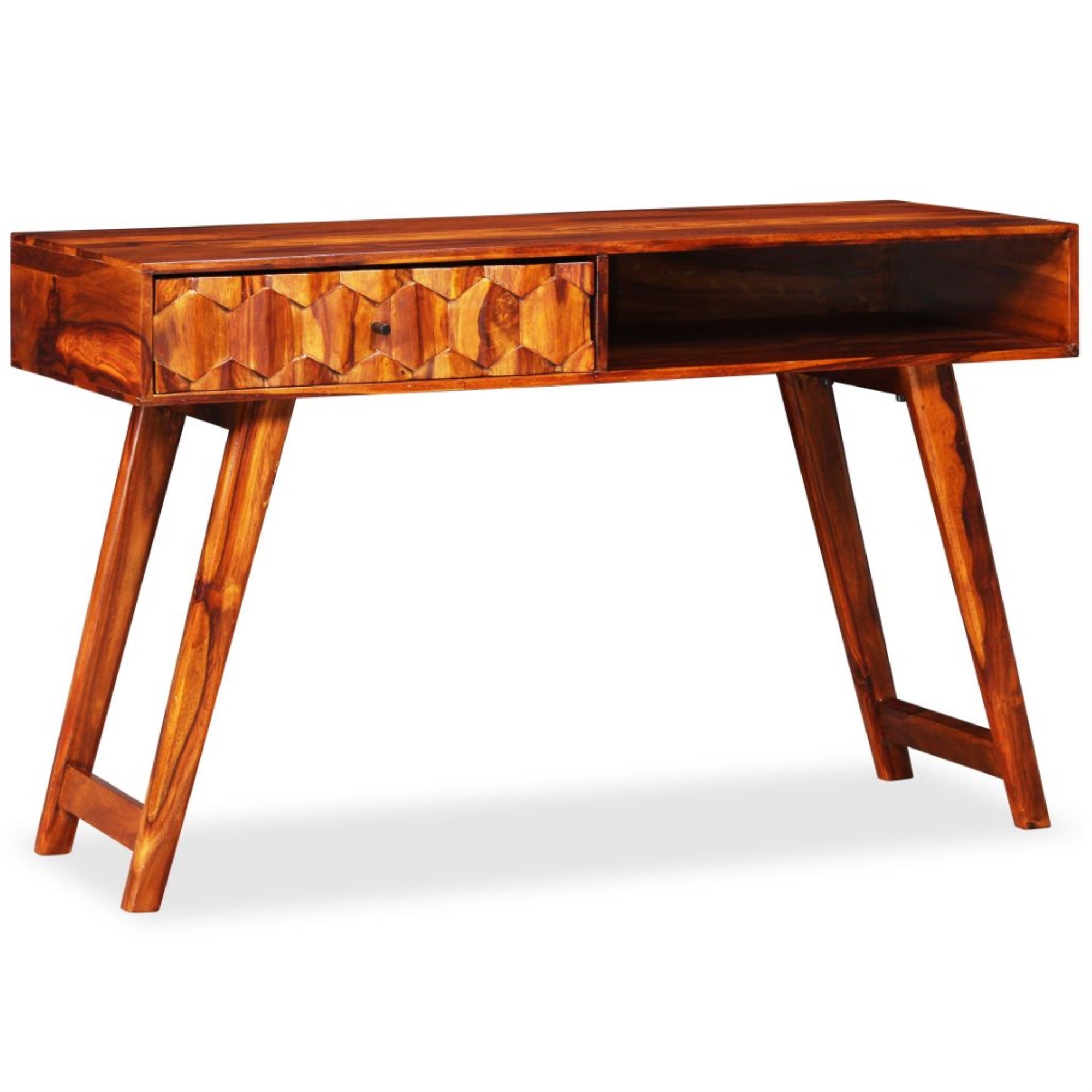 Vidaxl Writing Table Solid Sheesham Wood 46.5'X19.7'X30'