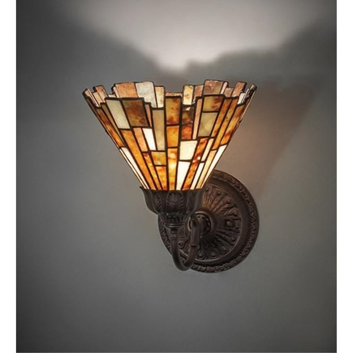 8' Wide  Jadestone Wall Sconce