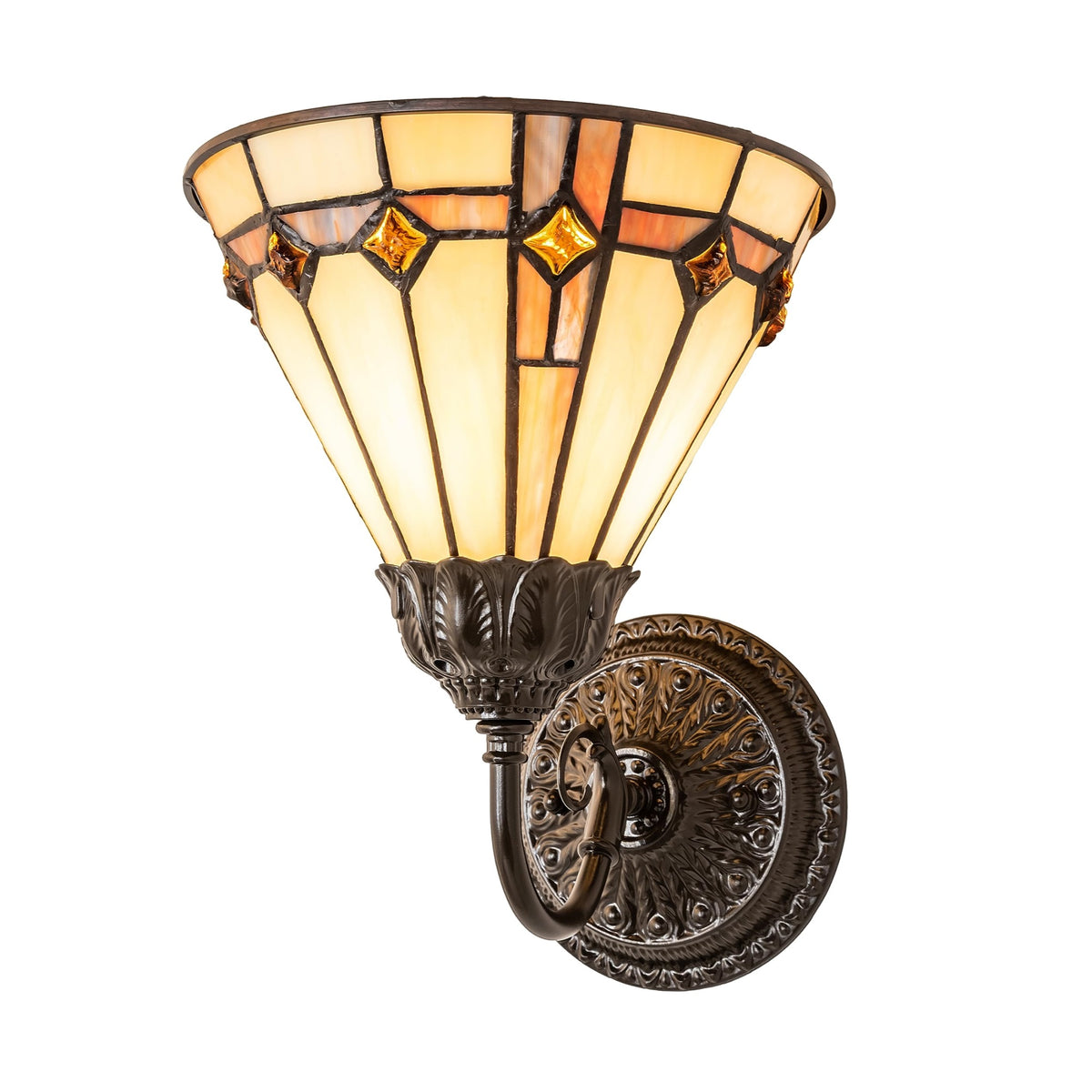 8' Wide Belvidere Wall Sconce