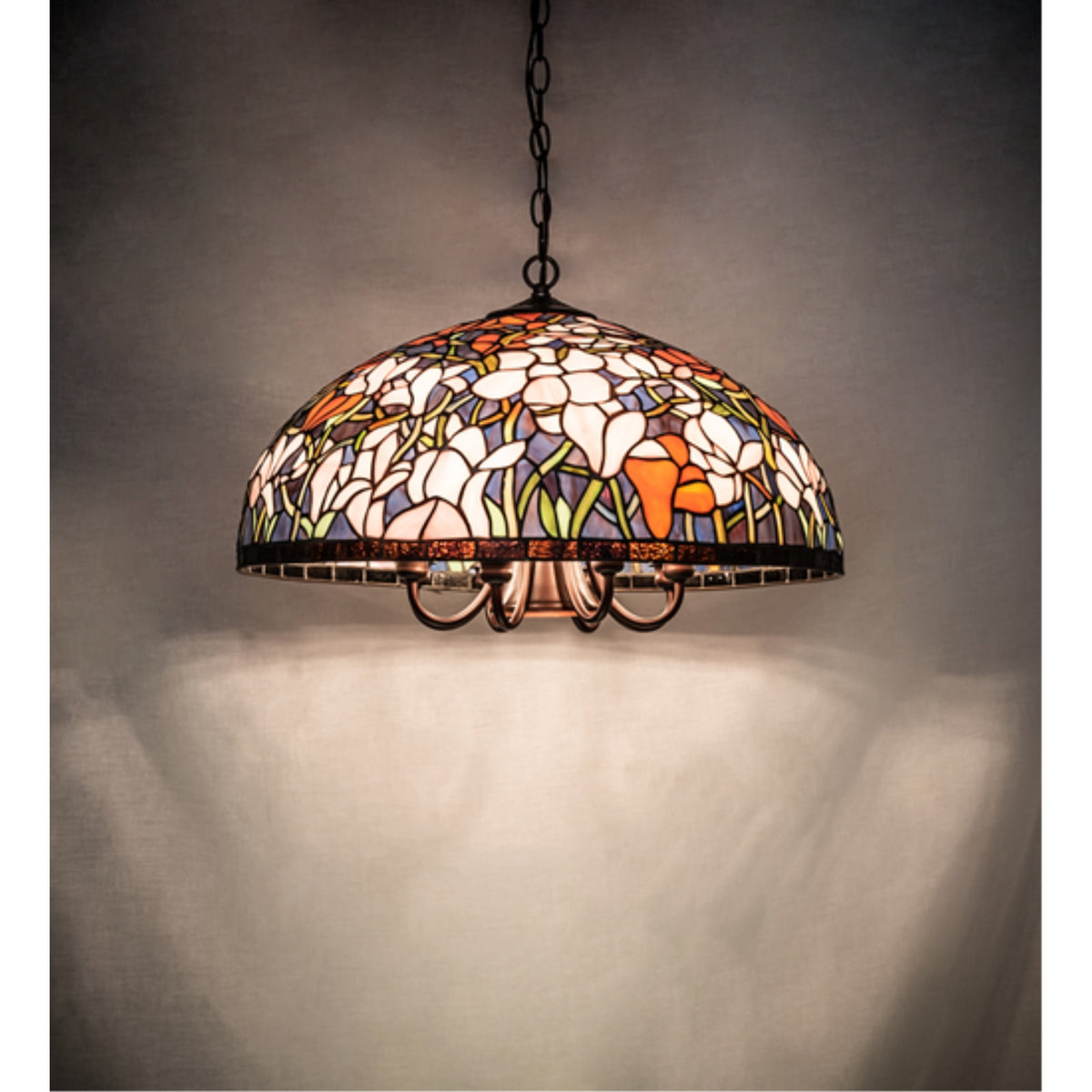 22' Wide Tiffany Magnolia Pendant