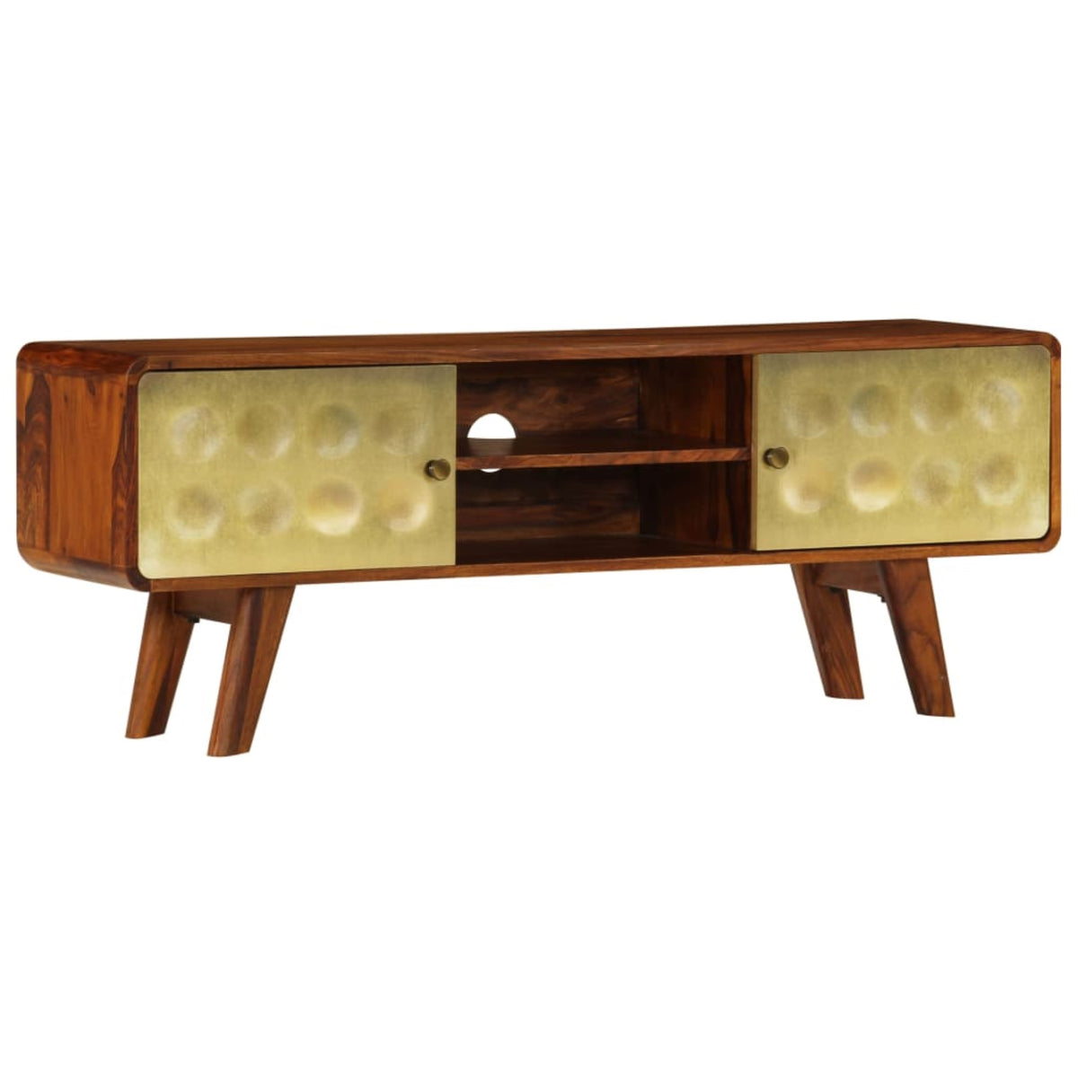 Vidaxl Tv Cabinet Solid Sheesham Wood 47.2'X11.8'X17.7'