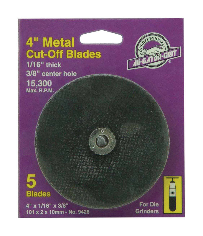 Metal Cut Whl 4X1/16X3/8 (Pack Of 1)