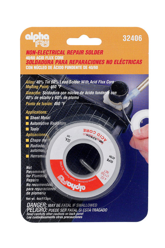 Solder 40/60 Acid Core (Pack Of 1)