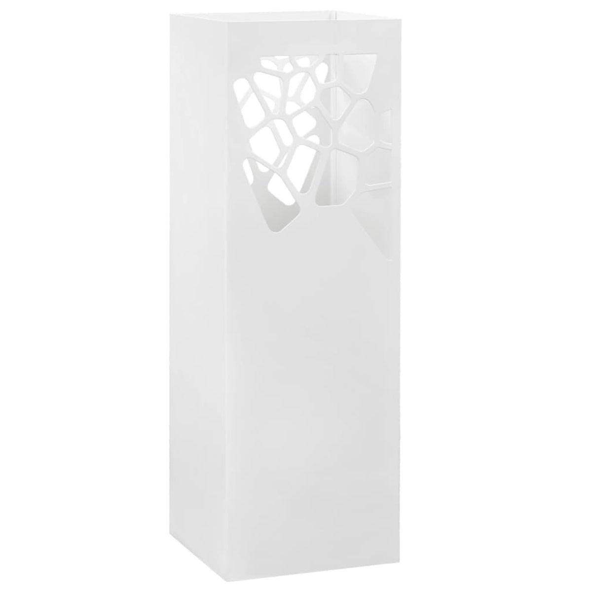 Vidaxl Umbrella Stand Stones Steel White
