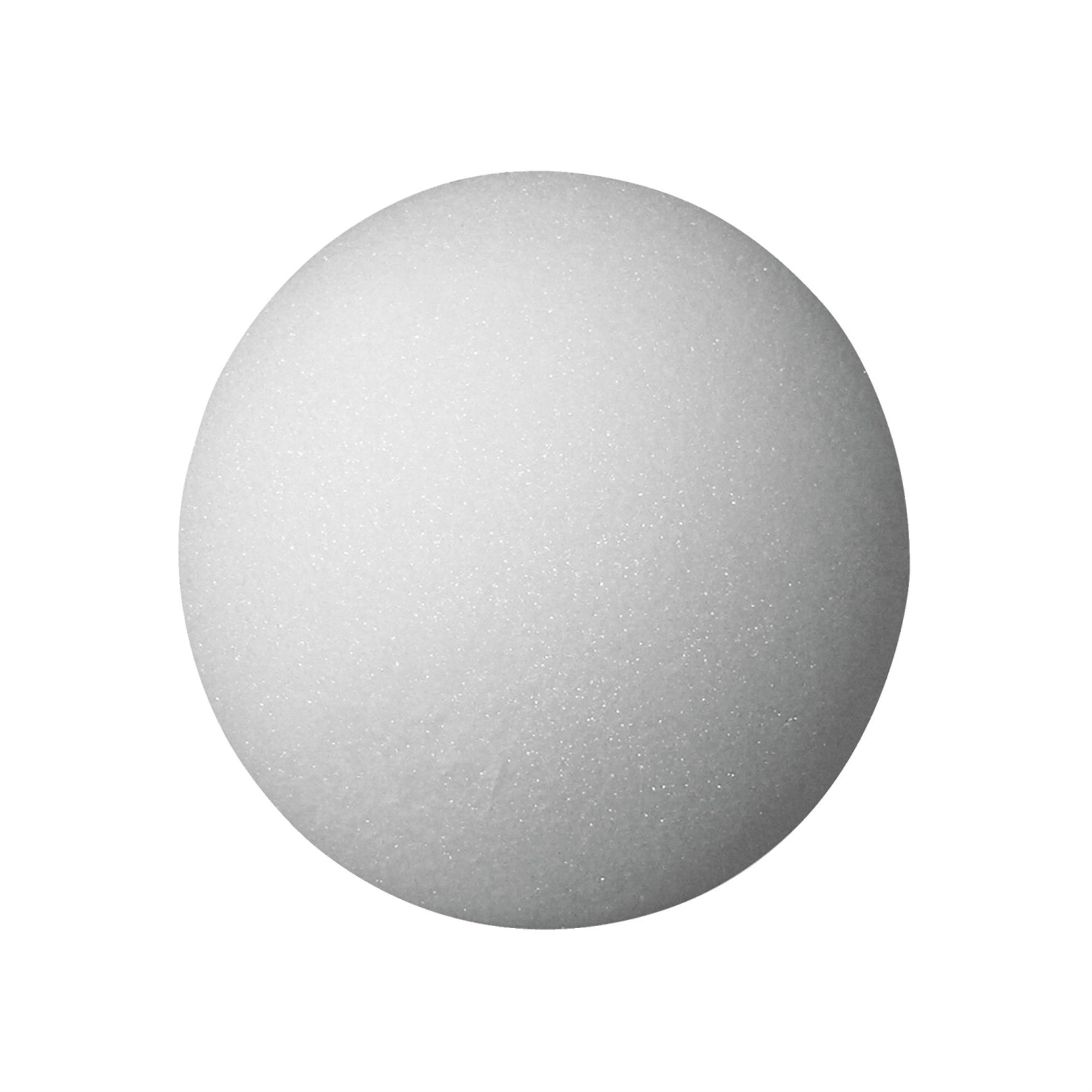 Floracraft Styrofoam Ball, 6 Inches, White, Pack Of 6