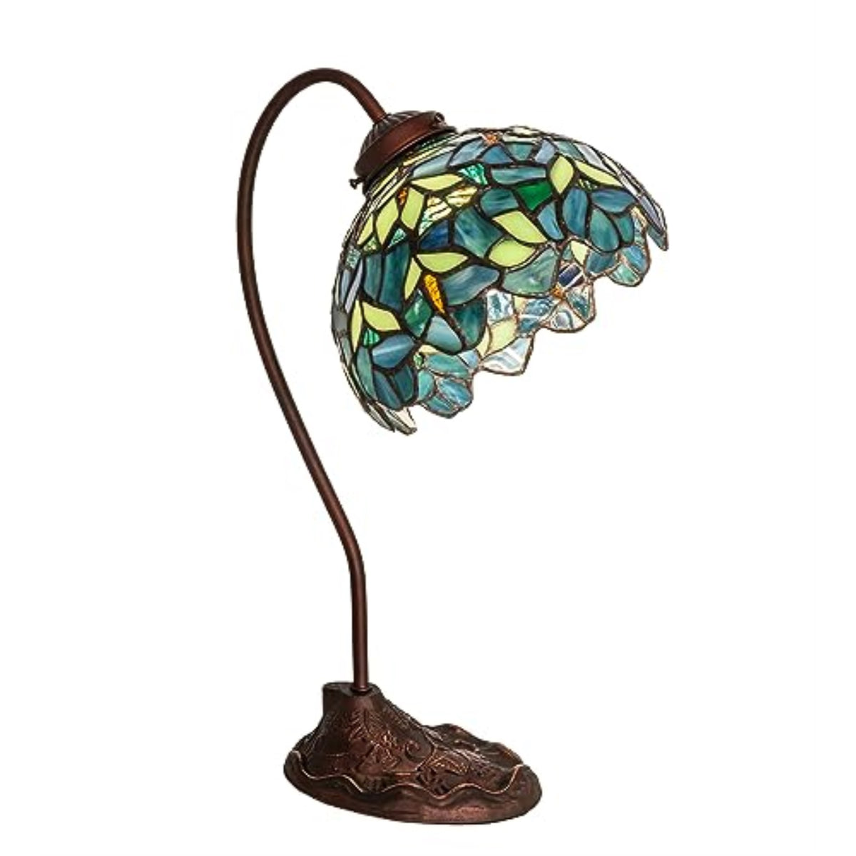 18' High Nightfall Wisteria Desk Lamp